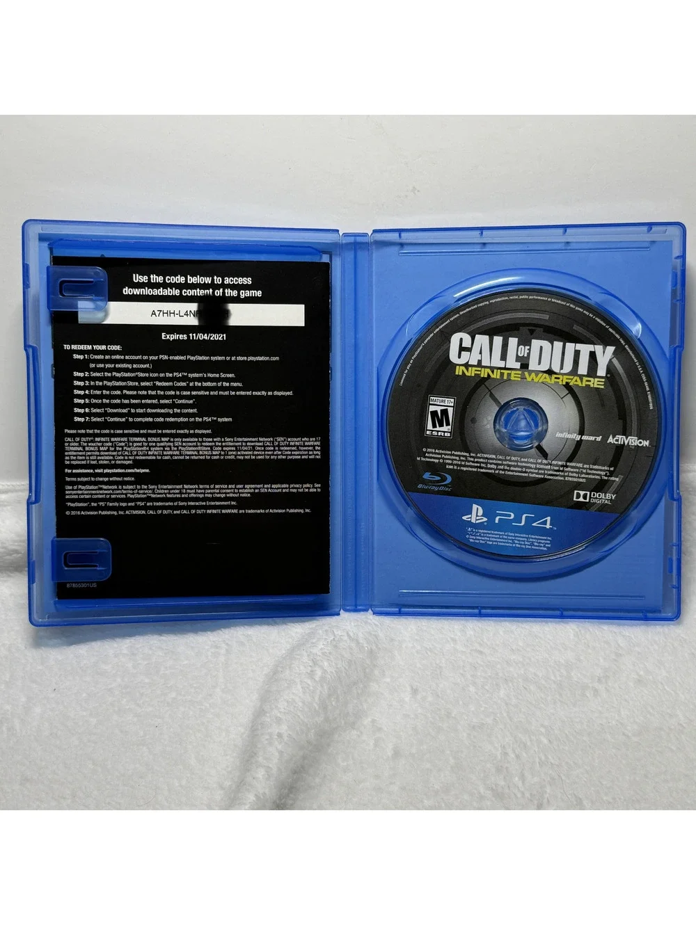 Call of Duty Infinite Warfare PS4 Complete CIB Authentic PlayStation 4